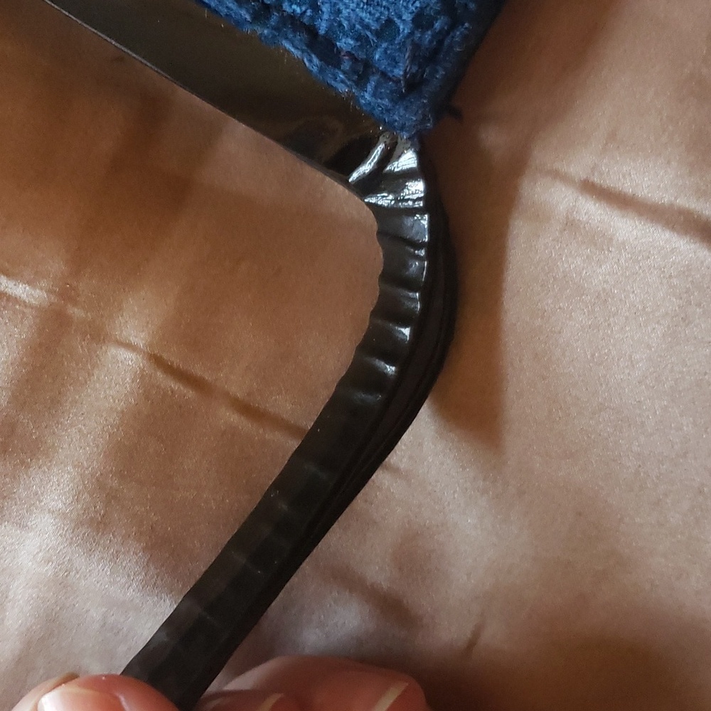 Gucci Tom Ford 1997 Blue Velvet patent monogram wristlet clutch - Picture 8 of 9